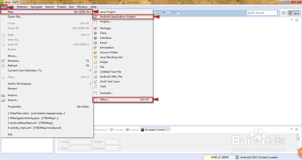 Eclipse创建Android项目