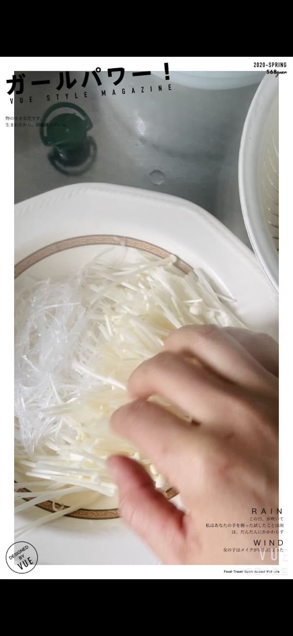 粉丝金针菇蒸龙利鱼