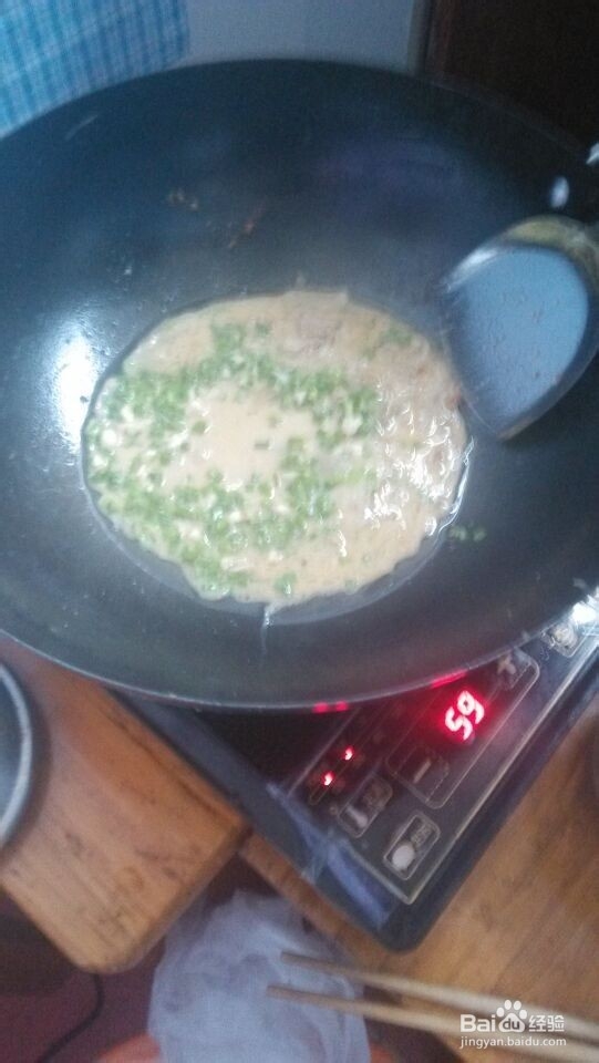 美食制作之红薯粉蛋饼