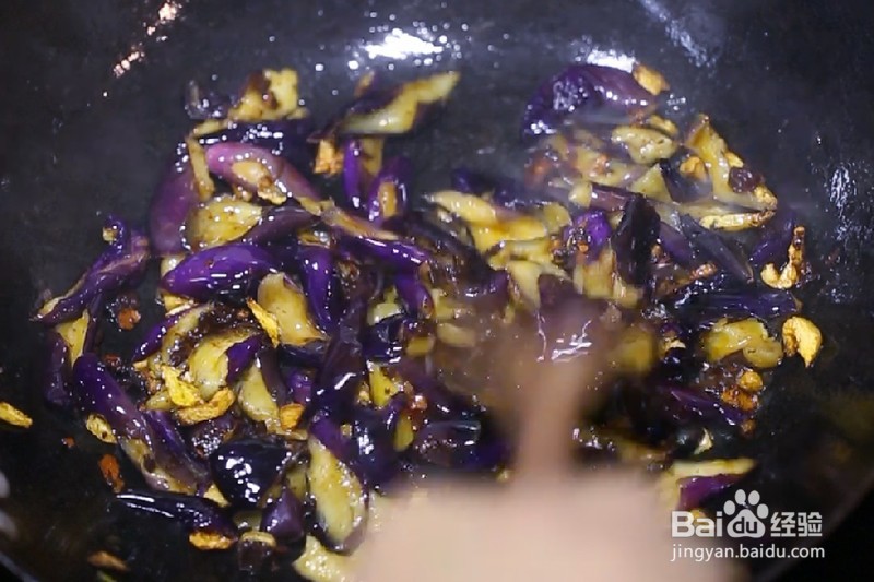 简单易学的酱爆茄子