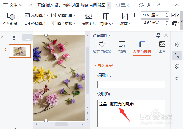 wps怎么给图片添加说明