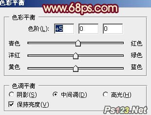 怎样用PS调出树林美女图片甜美的青绿色