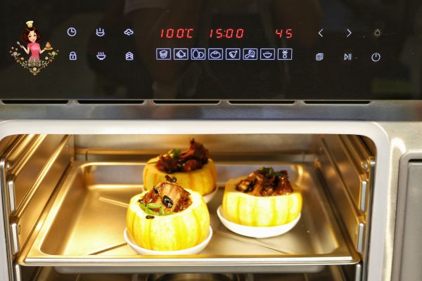 豆豉排骨南瓜盅