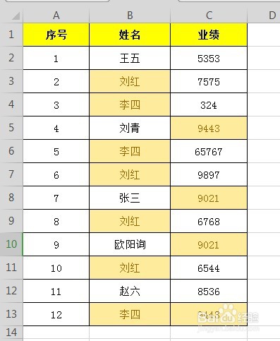 Excel表格中快速筛选删除重复值
