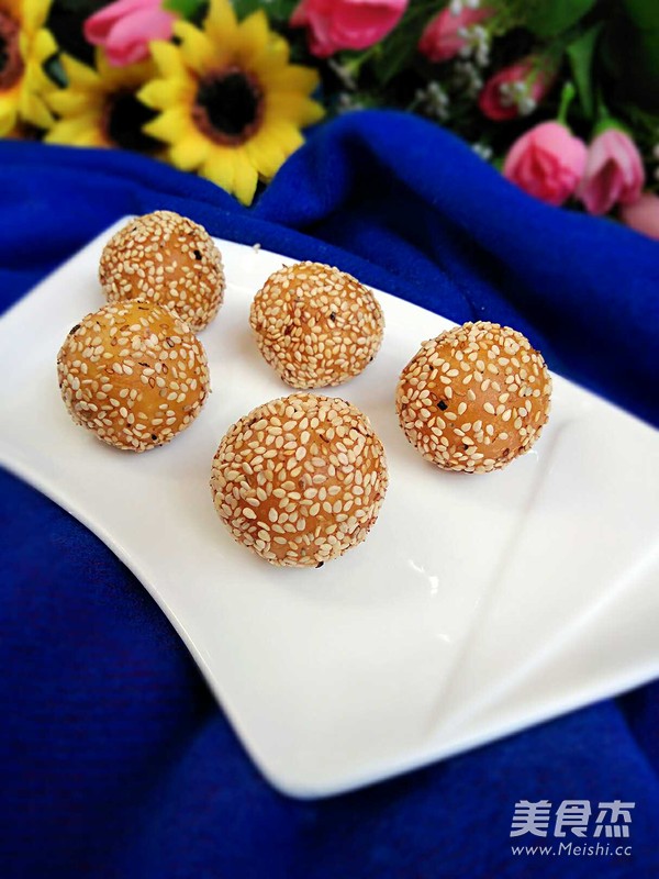 红薯芝麻球的做法