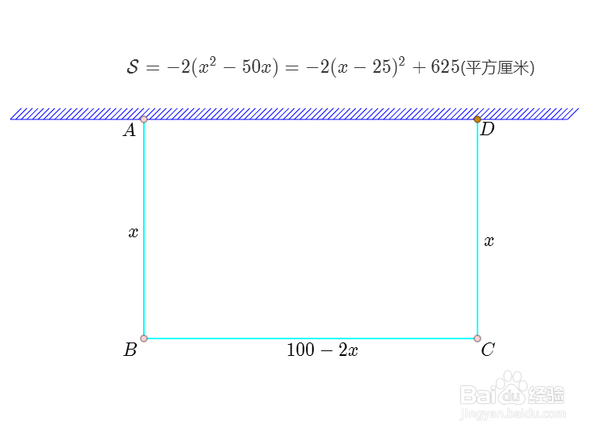 靠墙围长方形怎样面积最大
