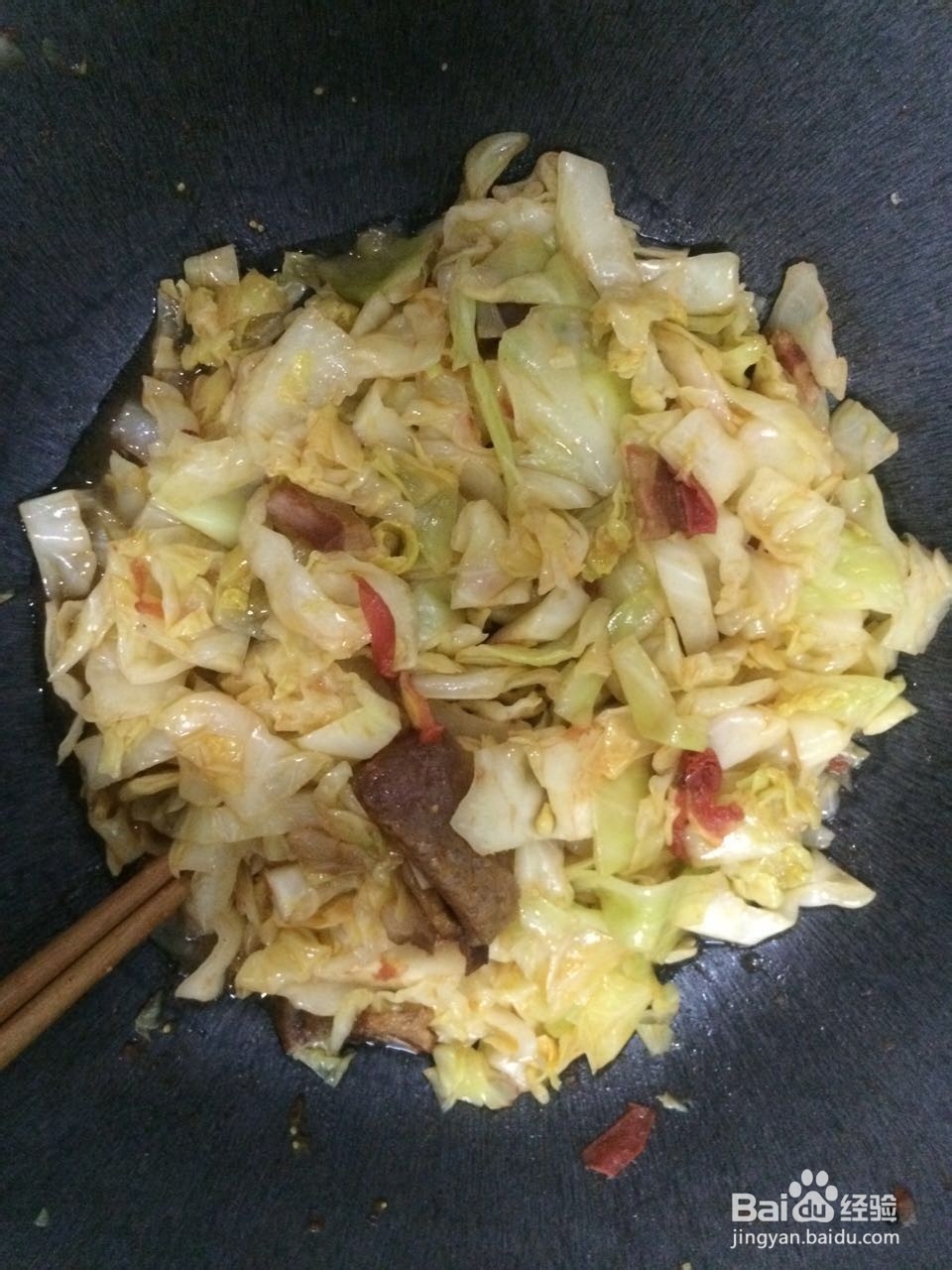 <b>消食小菜——肉片配西红柿炒圆白菜</b>