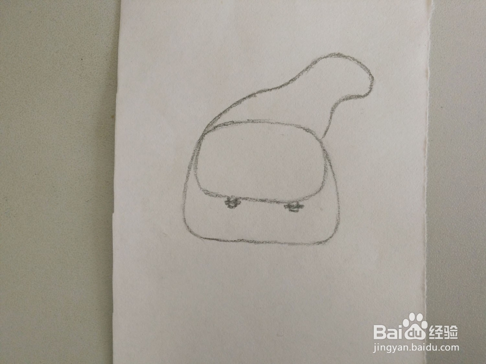 儿童画单肩包的画法