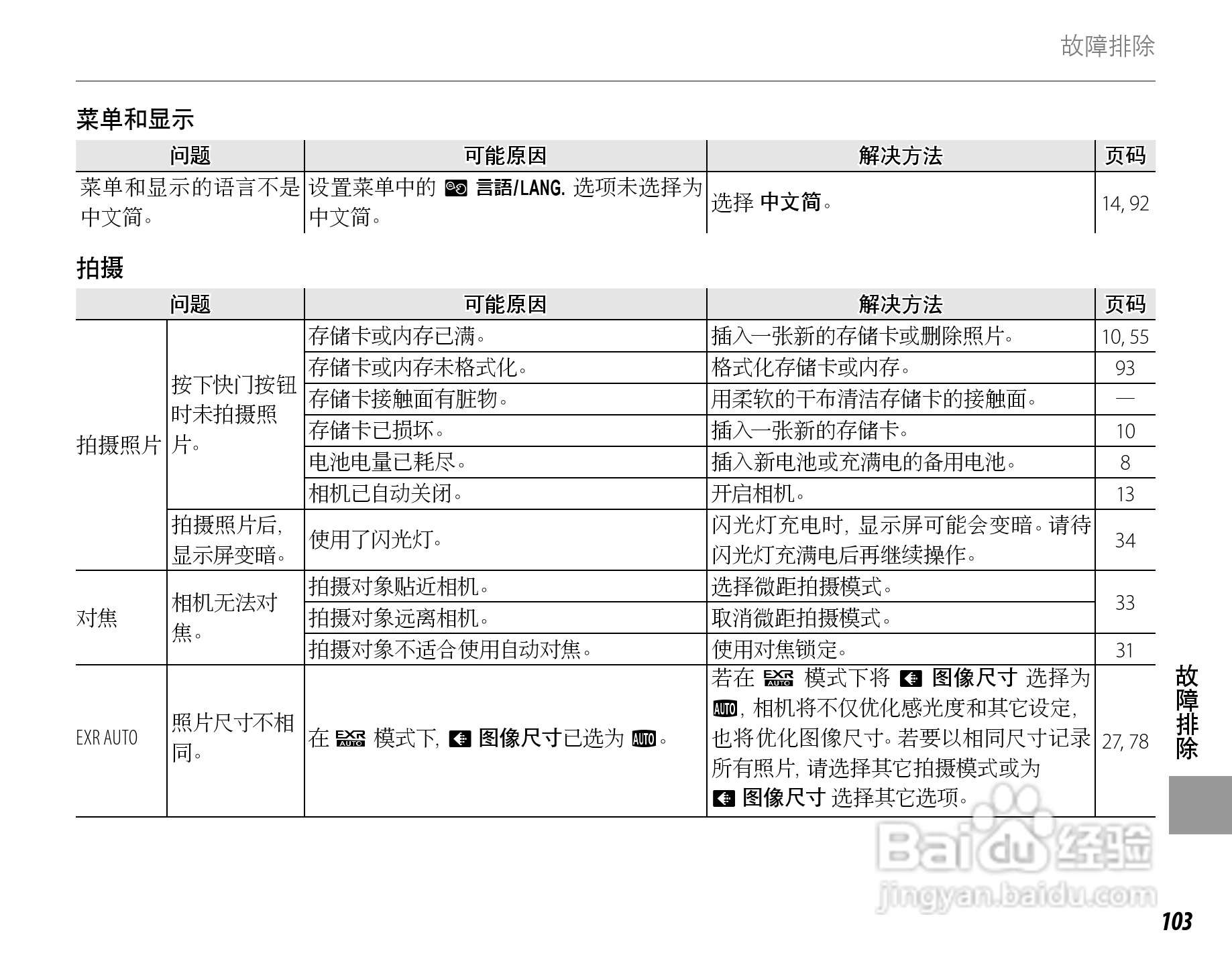 富士HS22EXR数码相机说明书:[12]