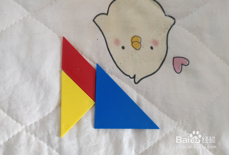 用七巧板智力拼图怎么拼一只矿灯？