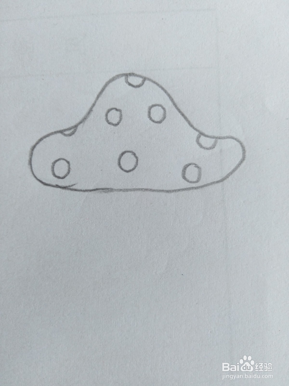 儿童简笔画蘑菇画法一
