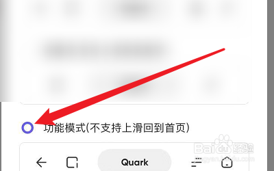 夸克的功能模式怎么设置