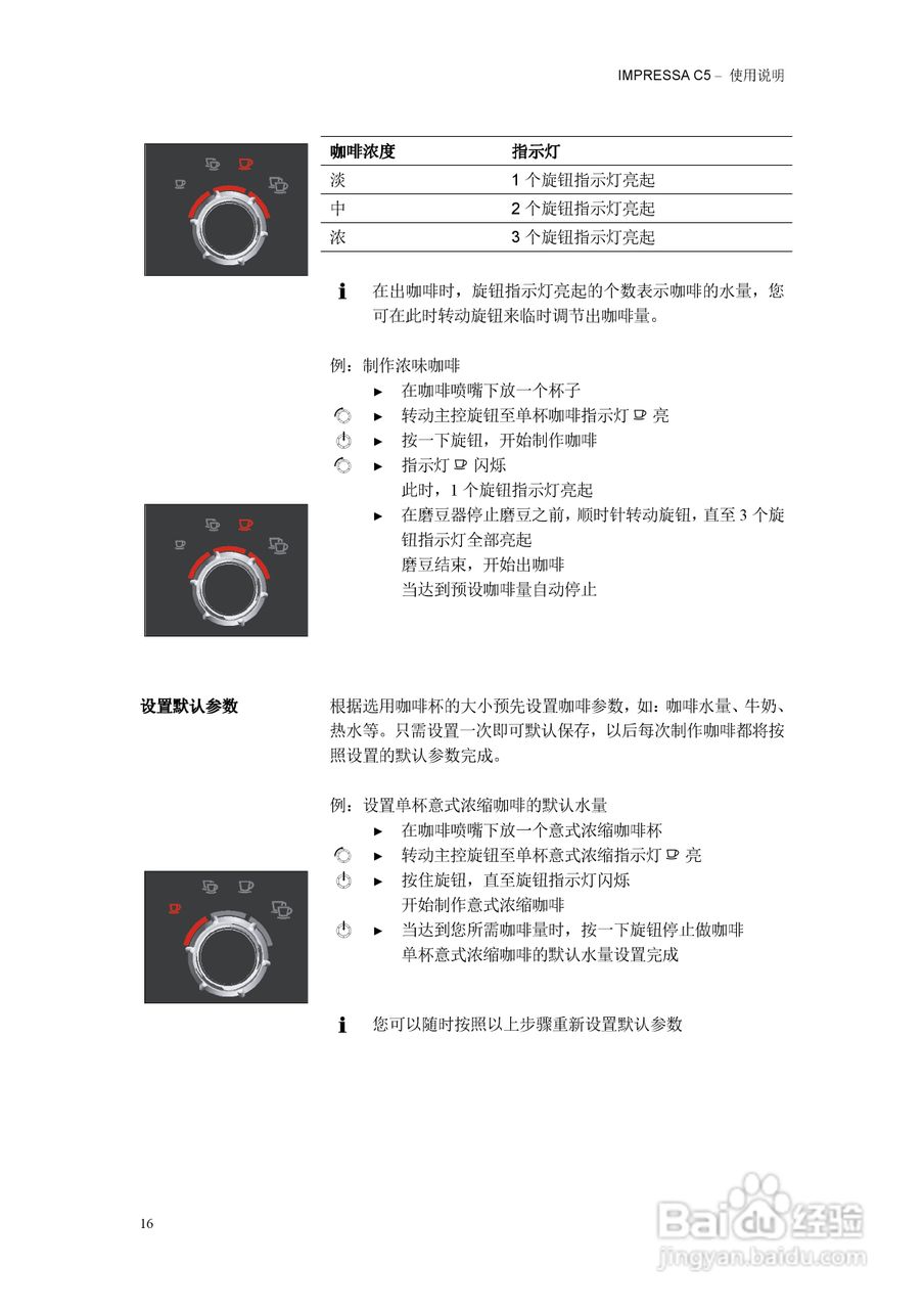 优瑞咖啡机IMPRESSA IMPRESSA C5使用说明书:[2]