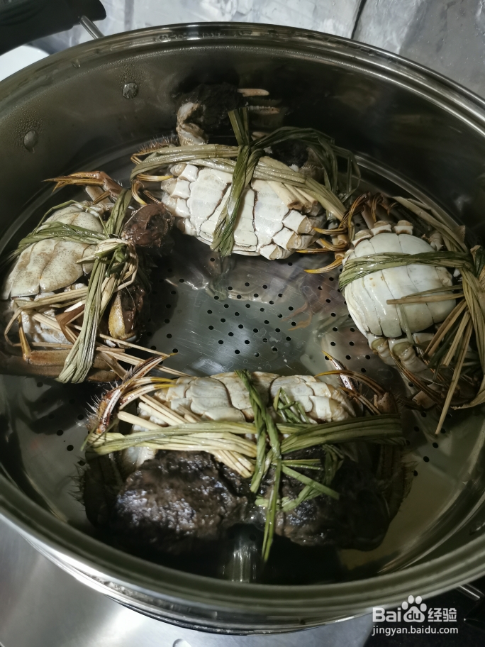 吃光光的清蒸大闸蟹