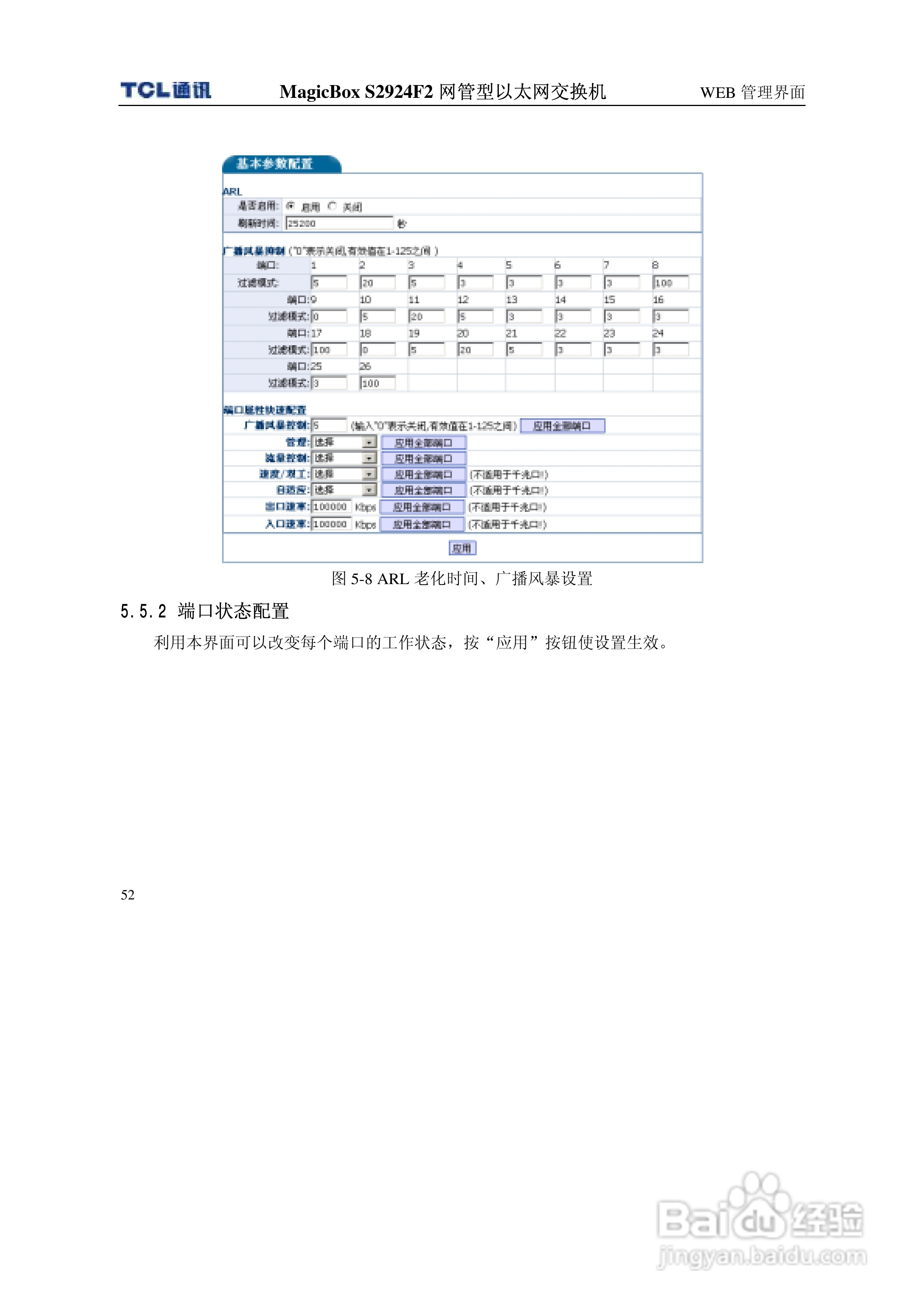 TCL王牌交换机S2924F2型说明书:[6]