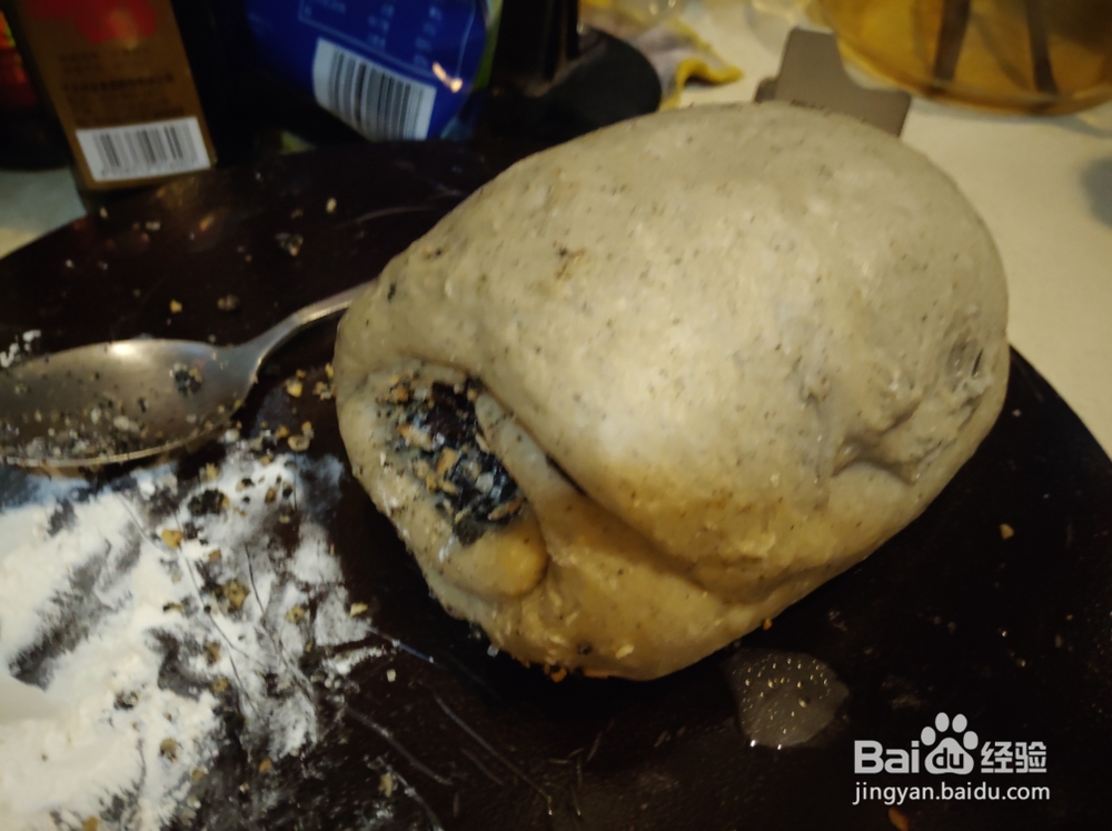 入口即化的黑芝麻蜂蜜吐司面包