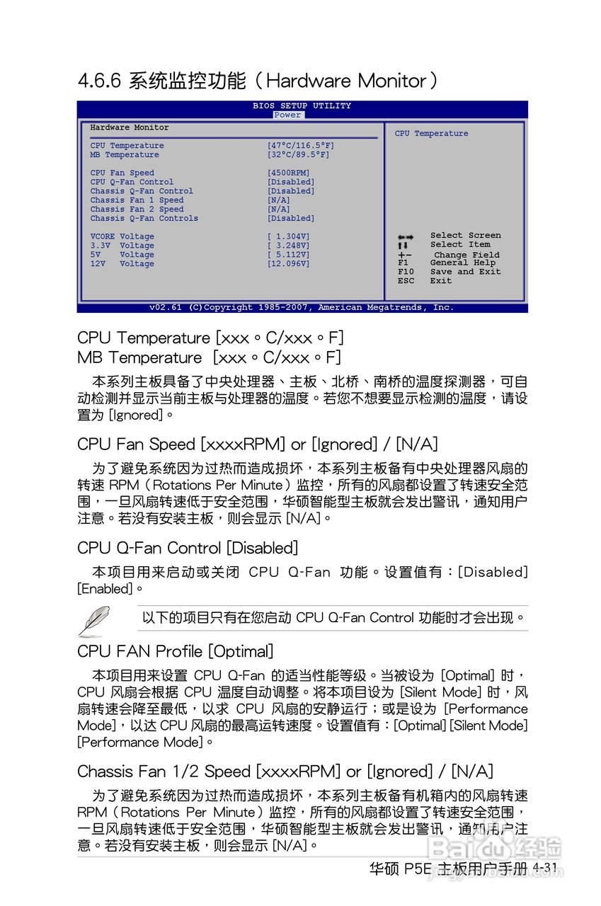 华硕P5E主板使用说明书:[10]
