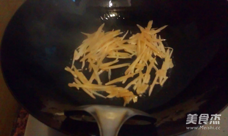 茭笋炒牛肉丝