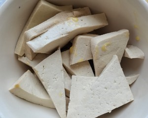 老爸的拿手绝活家常煎豆腐