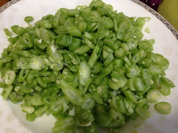 榄菜肉沫四季豆