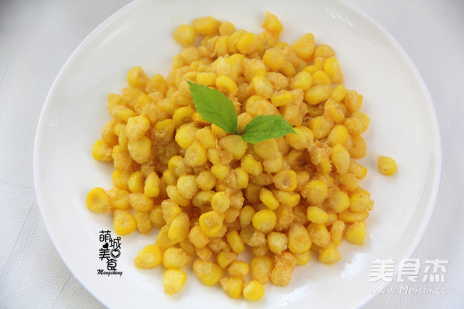 咸蛋黄炸玉米粒