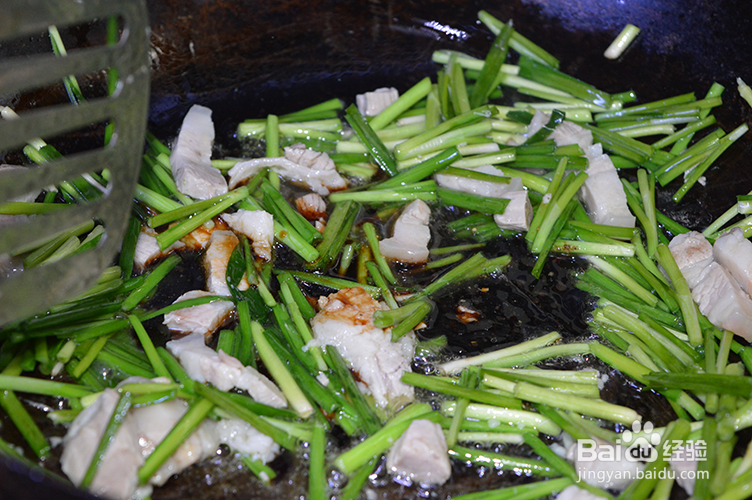 怎么做干豆腐炒韭菜