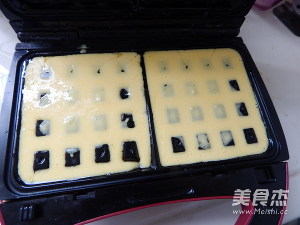 橙味华夫饼的做法