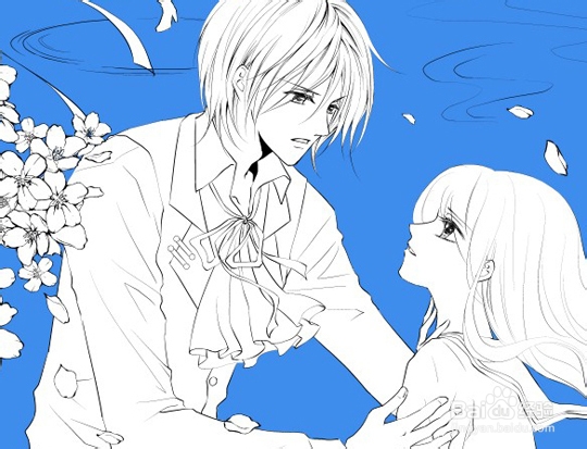 幻夜漫画插图原画教程