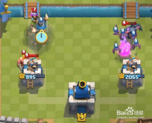 皇室战争冲锋陷阵的治疗冰巫攻城流