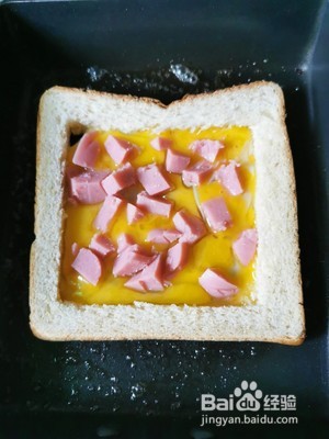 火腿芝士煎蛋吐司