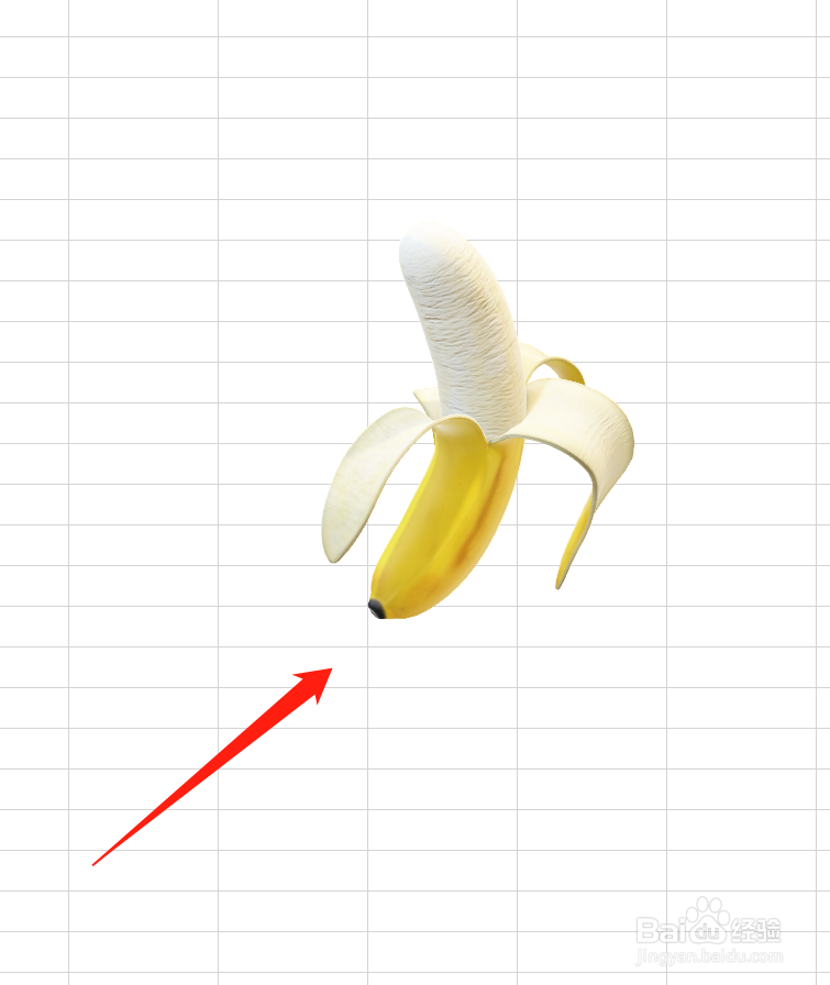 Excel中怎么插入香蕉3D模型