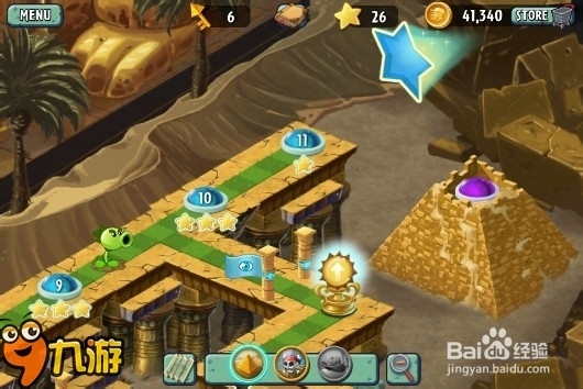 【图文】安卓ios《植物大战僵尸2》古埃及第11关