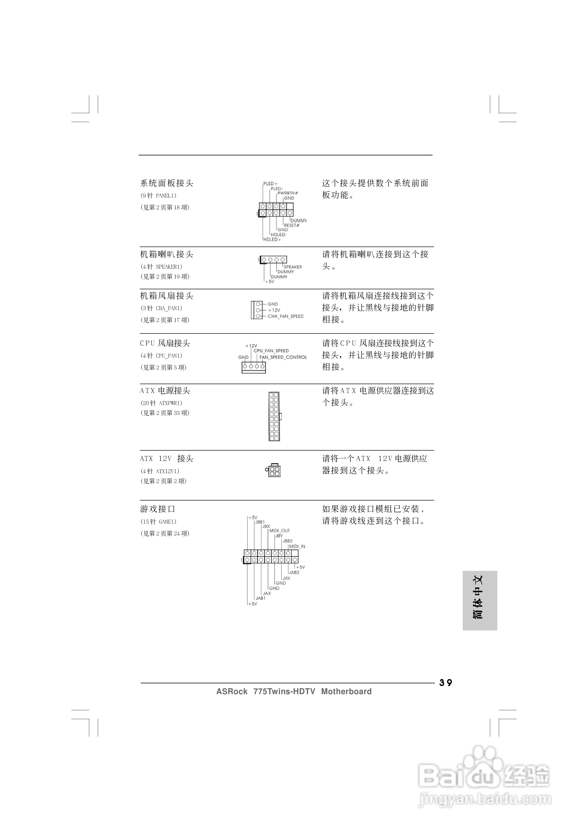 华擎775Twins-HDTV R2.0型主板说明书:[4]