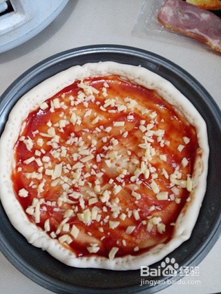 培根玉米粒披萨