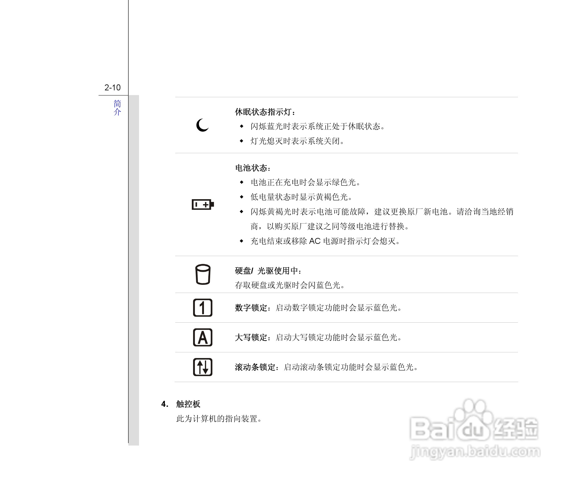 微星MSI CR620笔记本电脑使用说明书:[4]