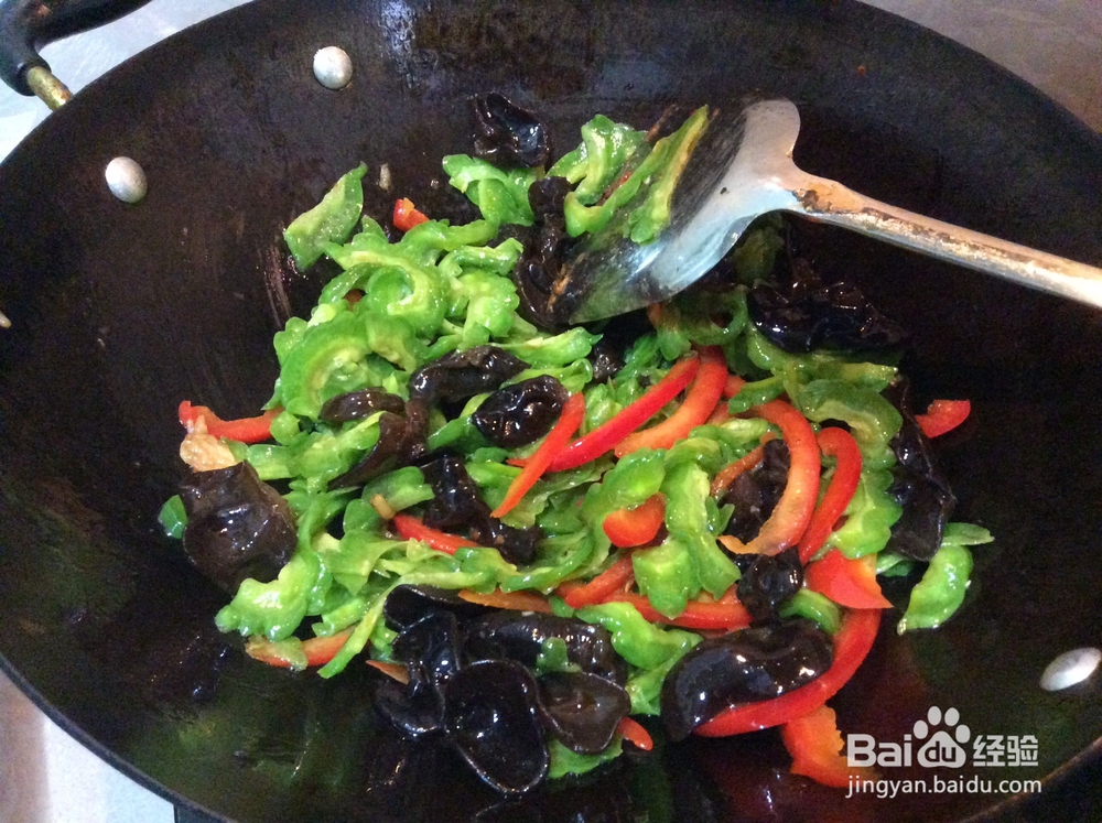 苦瓜木耳肉丝