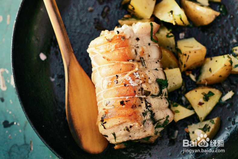 烤香草五花肉卷怎么做