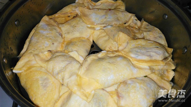 黄金蛋饺的做法