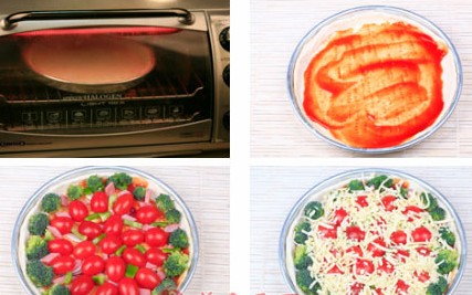 番茄奶酪披萨的做法