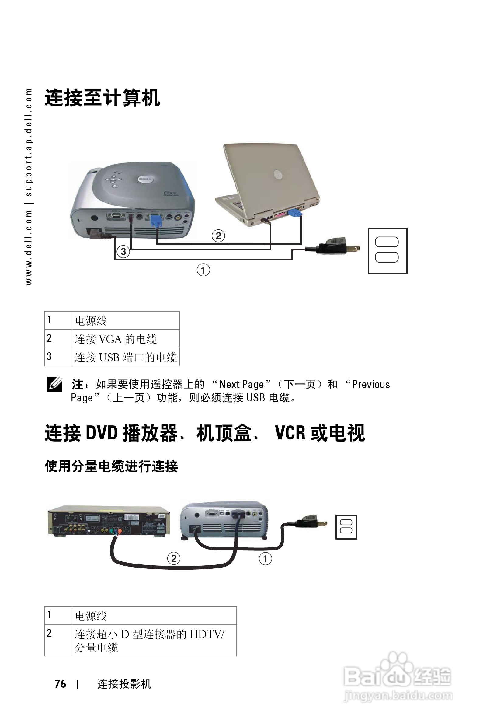 DELL Dell 1200MP Projector投影机说明书:[8]