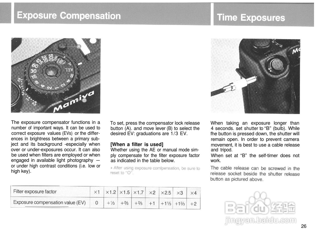Mamiya 6MF数码相机说明书:[3]