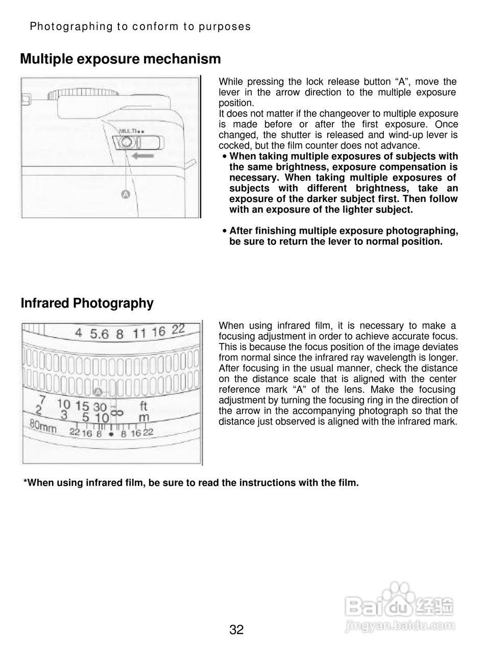 Mamiya 7II数码相机说明书:[4]
