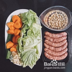 鹰嘴豆香肠茄汁炖菜的美味做法