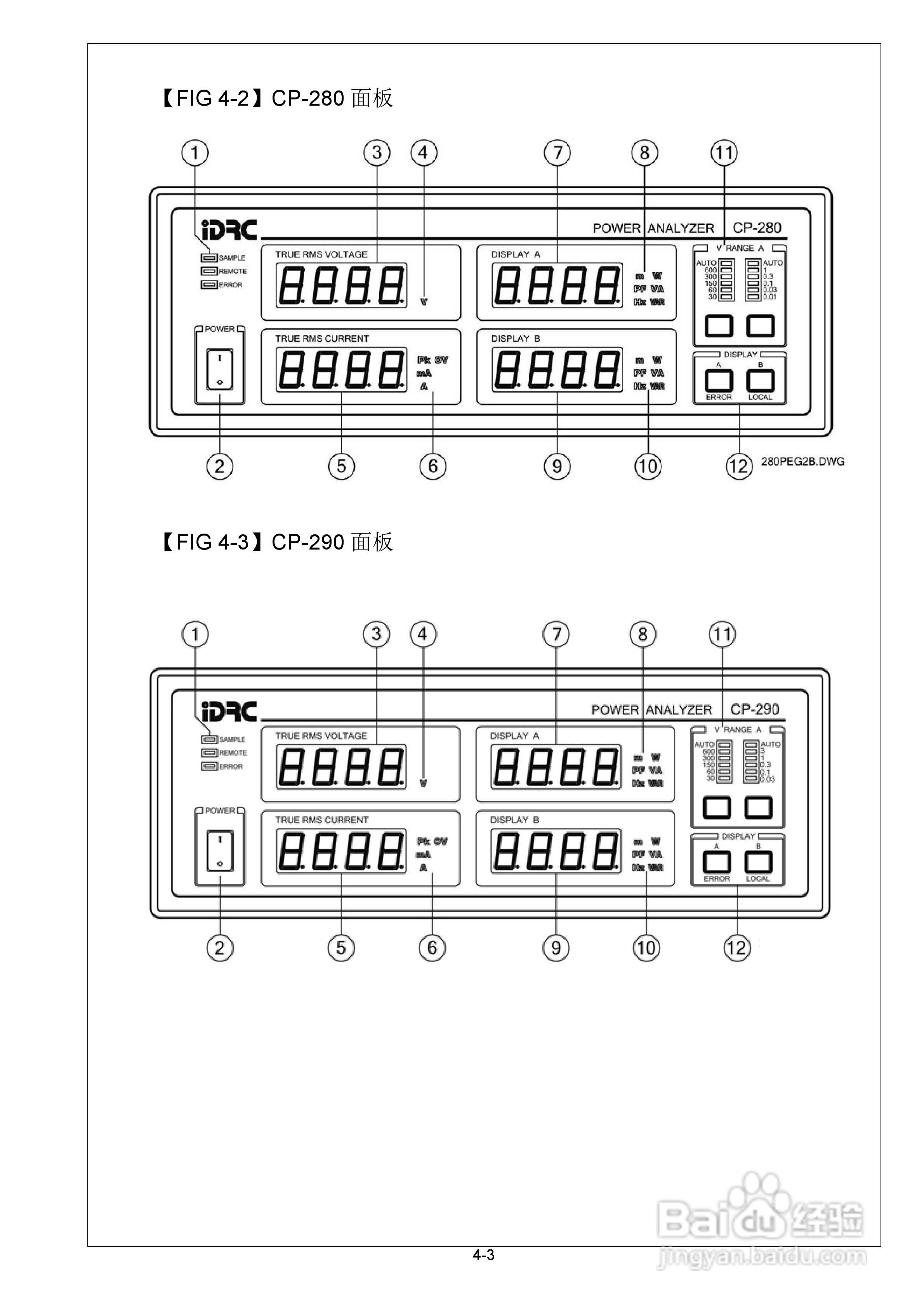 CP-240数字式功率分析仪操作手册:[1]