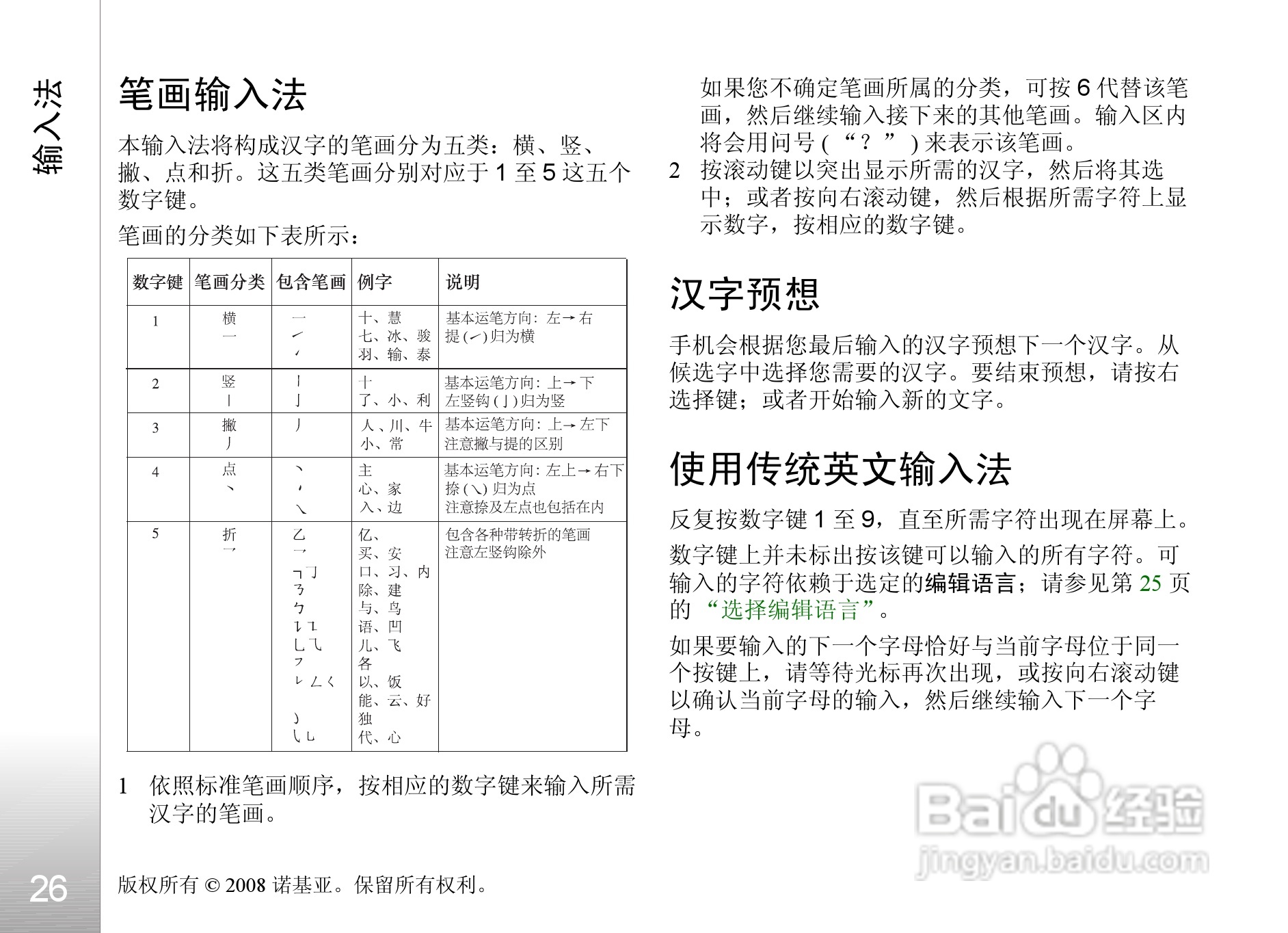 诺基亚Nokia 6122c手机使用说明书:[3]