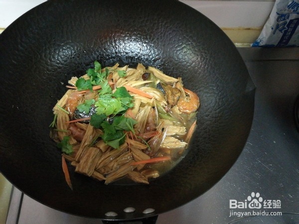 教你做腐竹炖鱼干