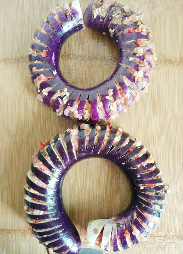 创意酿茄子肉龙