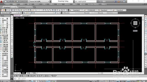 CAD建筑室内平面图的绘图步骤?