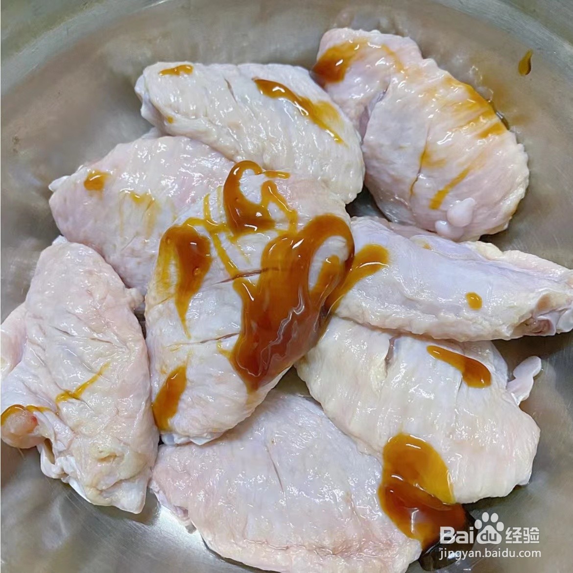 空气炸锅制作烤鸡翅的方法
