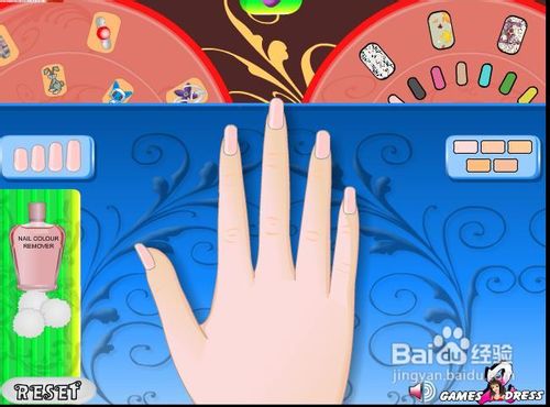 个性美甲店小游戏攻略